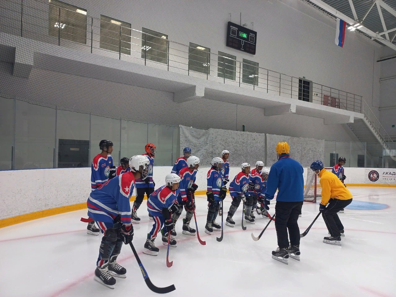 В Красногорске проходят международные матчи по хоккею с мячом