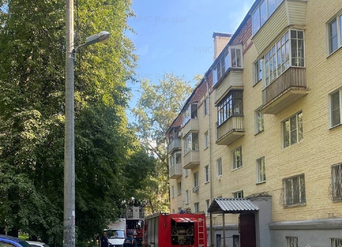 Пожар в Красногорске Московской области потушен в рекордные сроки :: Вести  Подмосковья