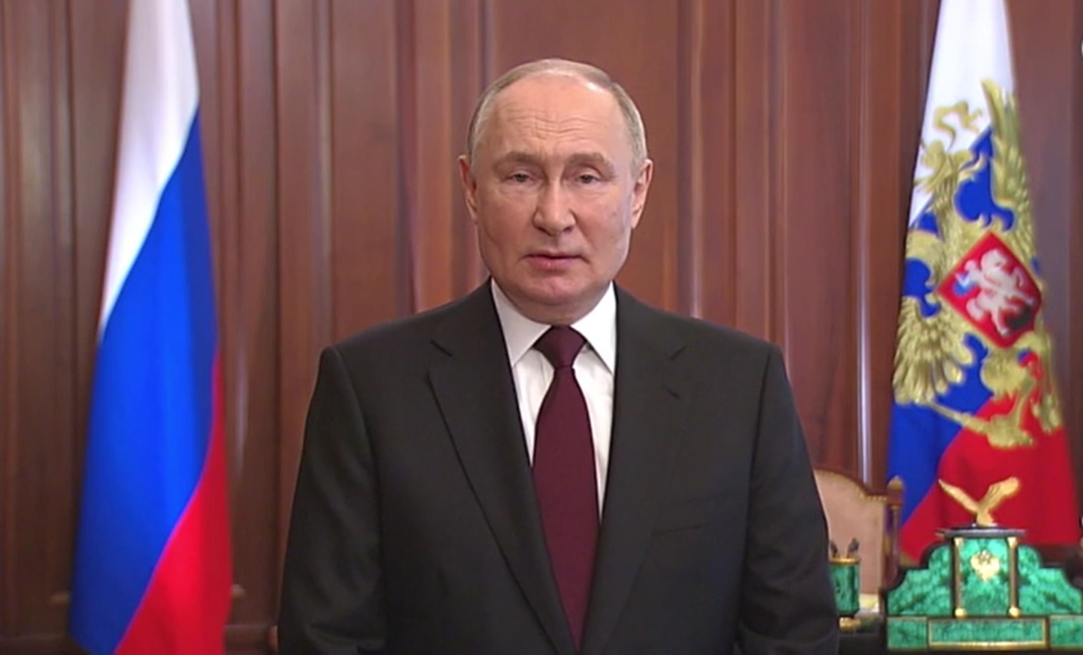 Путин обратился к россиянам накануне выборов президента России