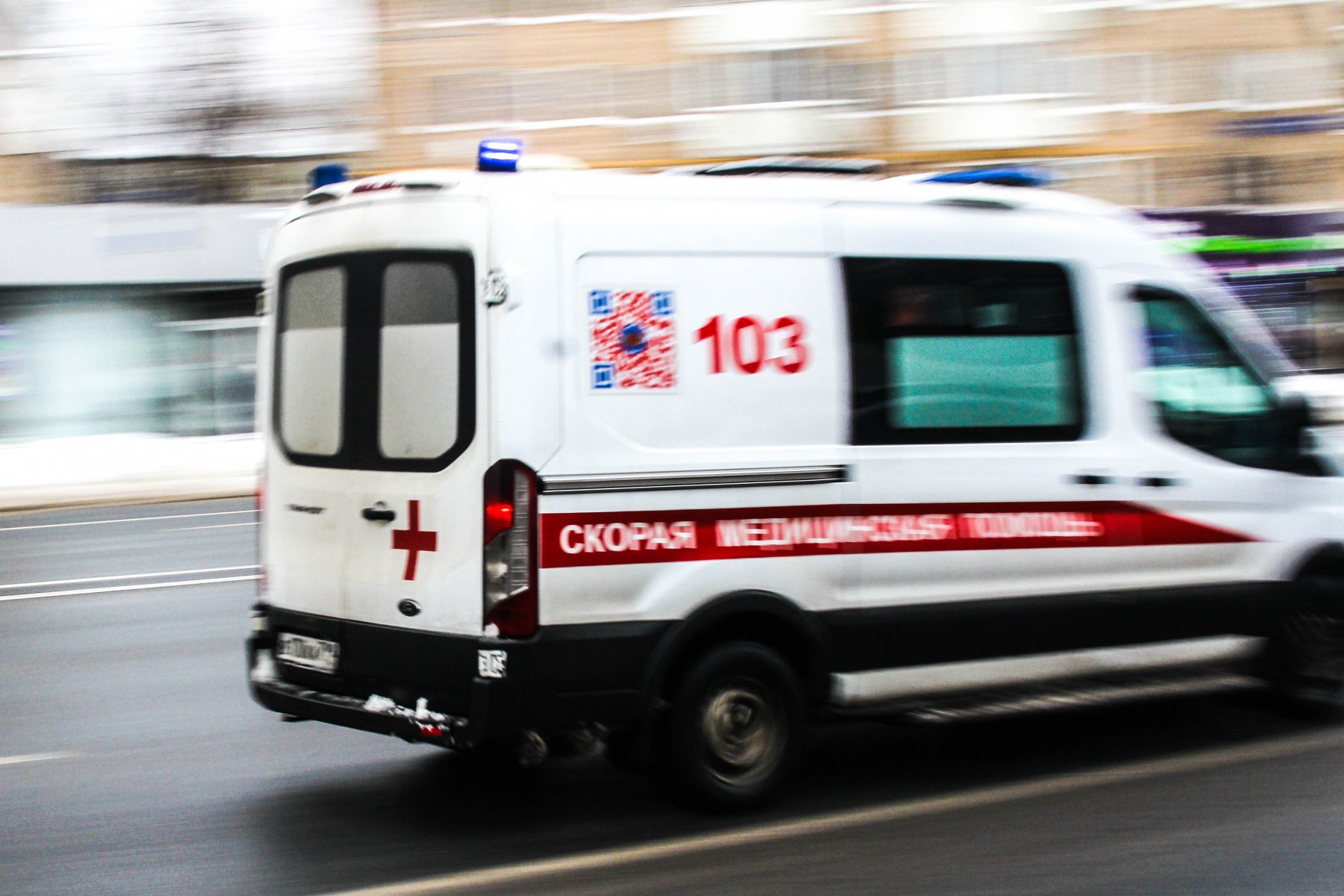 На северо-востоке Москвы автобус попал в аварию 