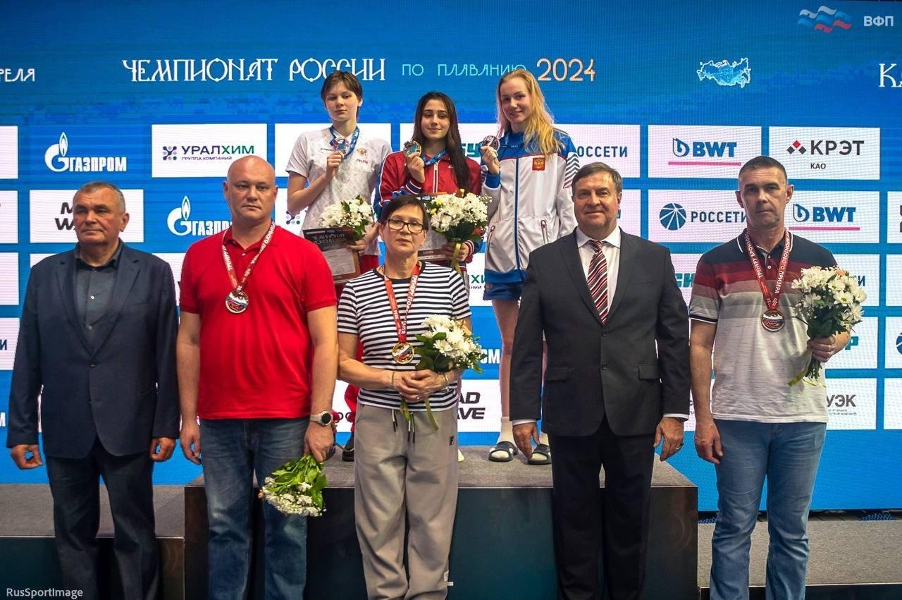 Подмосковные спортсмены завоевали три золотые медали на чемпионате России по плаванию