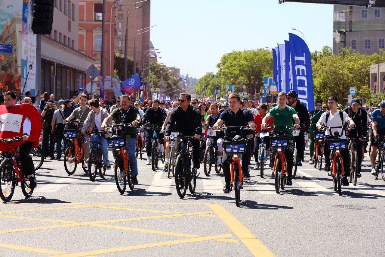 Московский Весенний велофестиваль привлек свыше 65 тысяч участников 