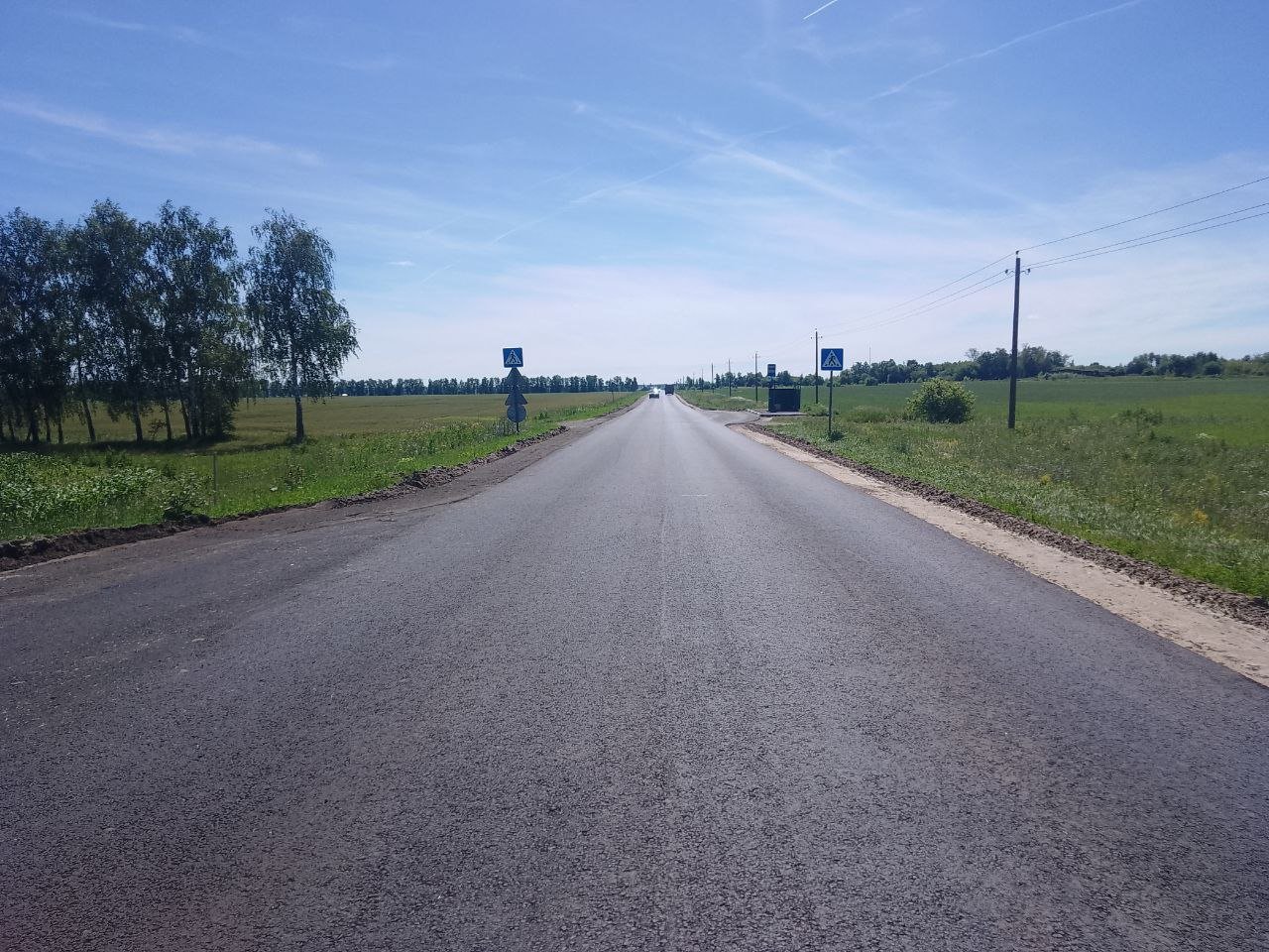 Завершился ремонт трех региональных дорог в Зарайске