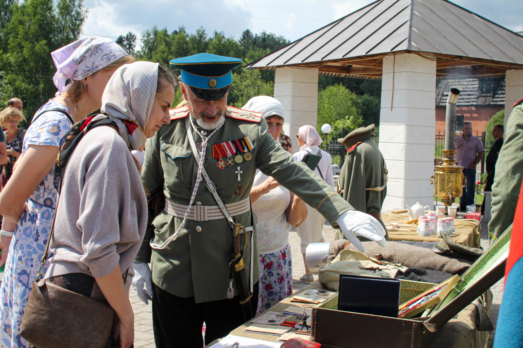 Историческая память: в Пушкинском округе воссоздали полковой праздник Лейб-Гвардии Кексгольмского полка 