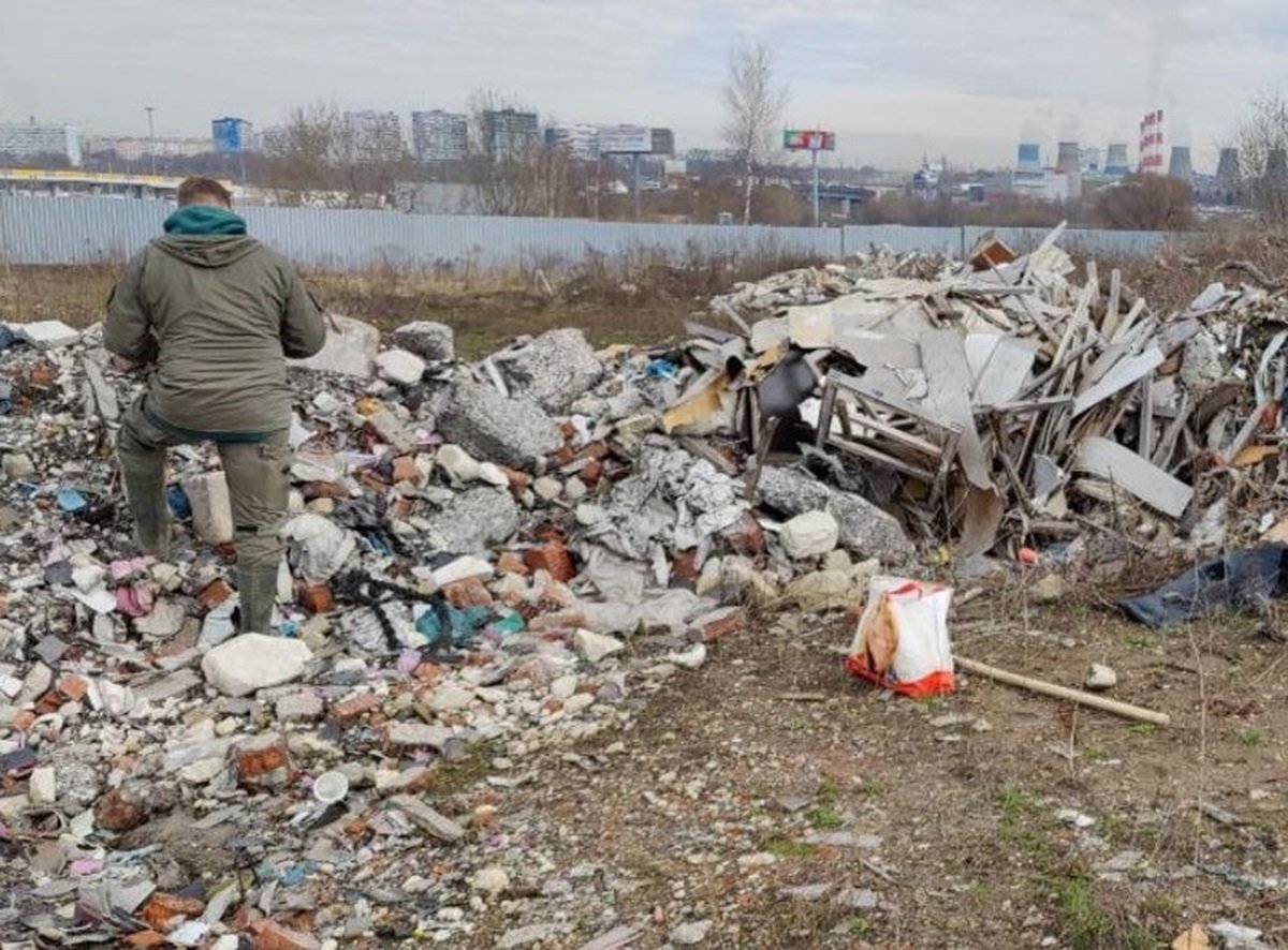 Незаконная свалка в подмосковном Подольске нанесла региону многомиллионный ущерб 