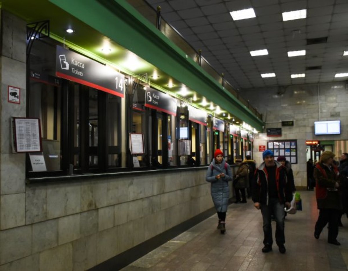 Москва Павелецкий вокзал внутри