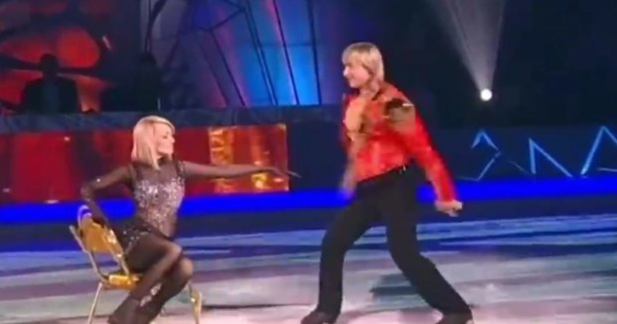 Рудковская показала свое выступление на льду с Плющенко