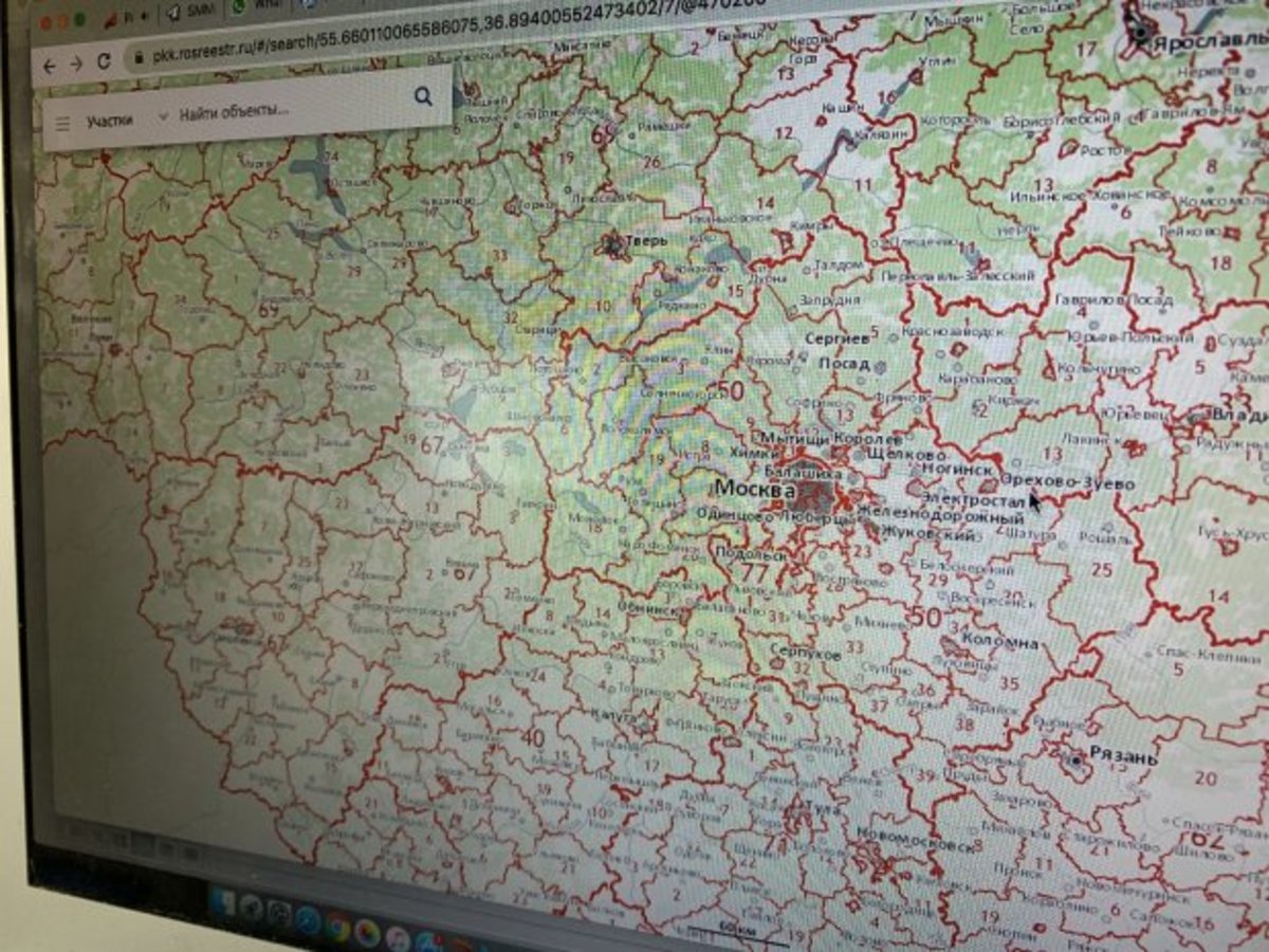 Кадастровая карта владимирской области петушинского района покров
