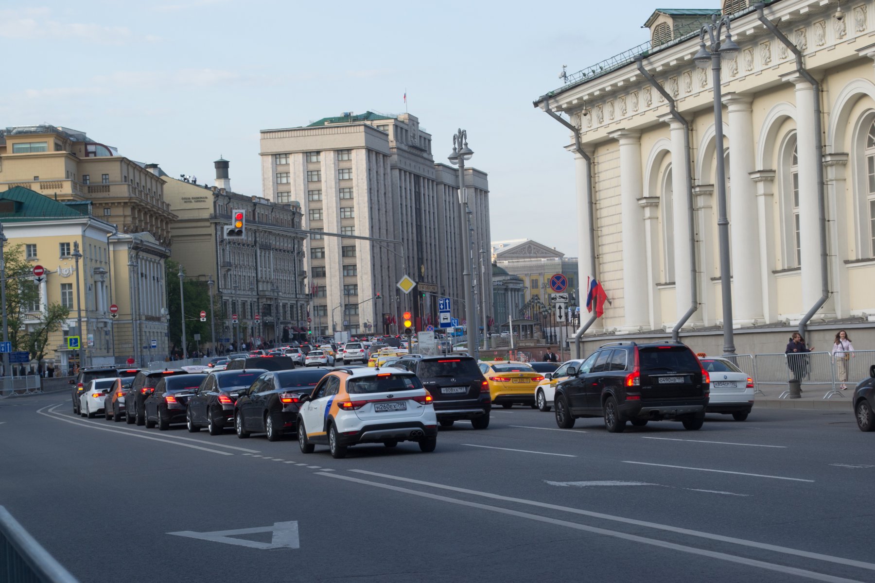 В Москве увеличилось число автомобилей на дорогах