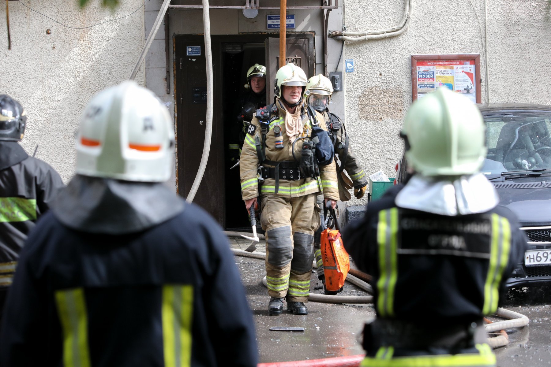 В Зеленограде на пожаре спасли человека
