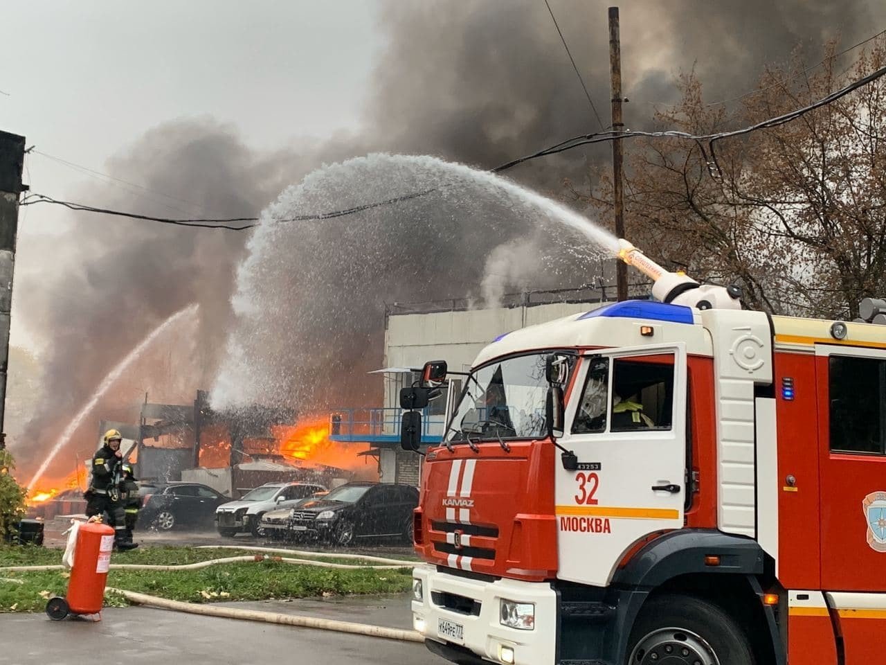 Пожар в Угрешском переулке в Москве локализован