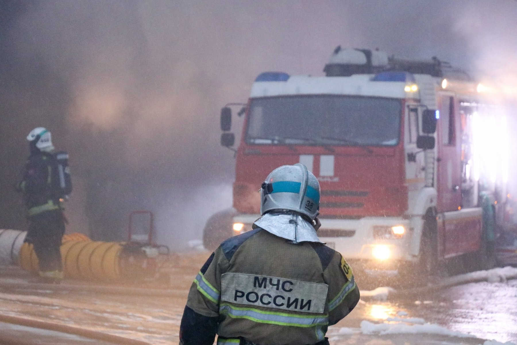 При пожаре в больнице Москвы погибли два человека