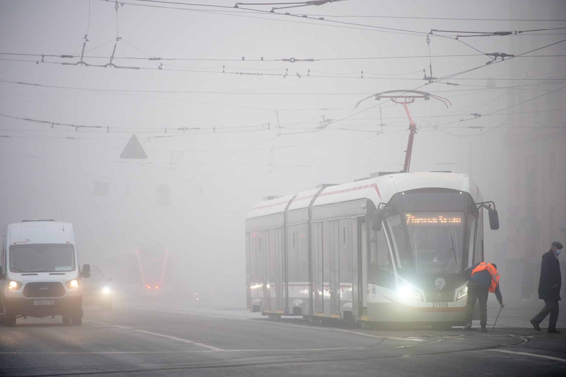 В Москве сильный туман