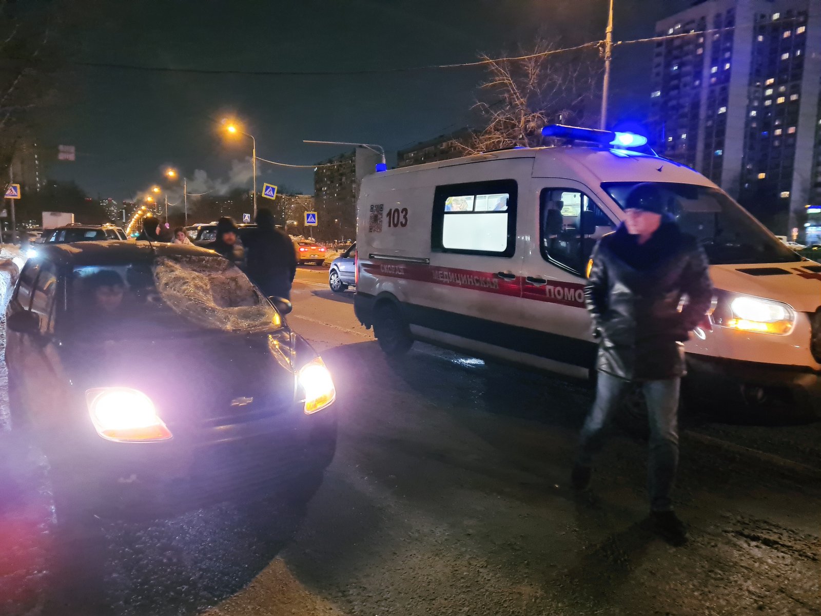 ДТП с пятью пострадавшими произошло в Подмосковье