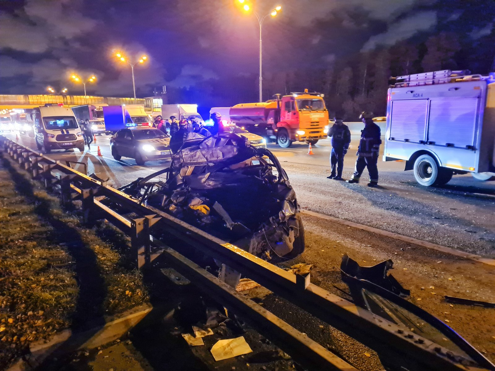 Разбившийся в Рязани автобус за несколько часов до аварии попал в ДТП в Москве