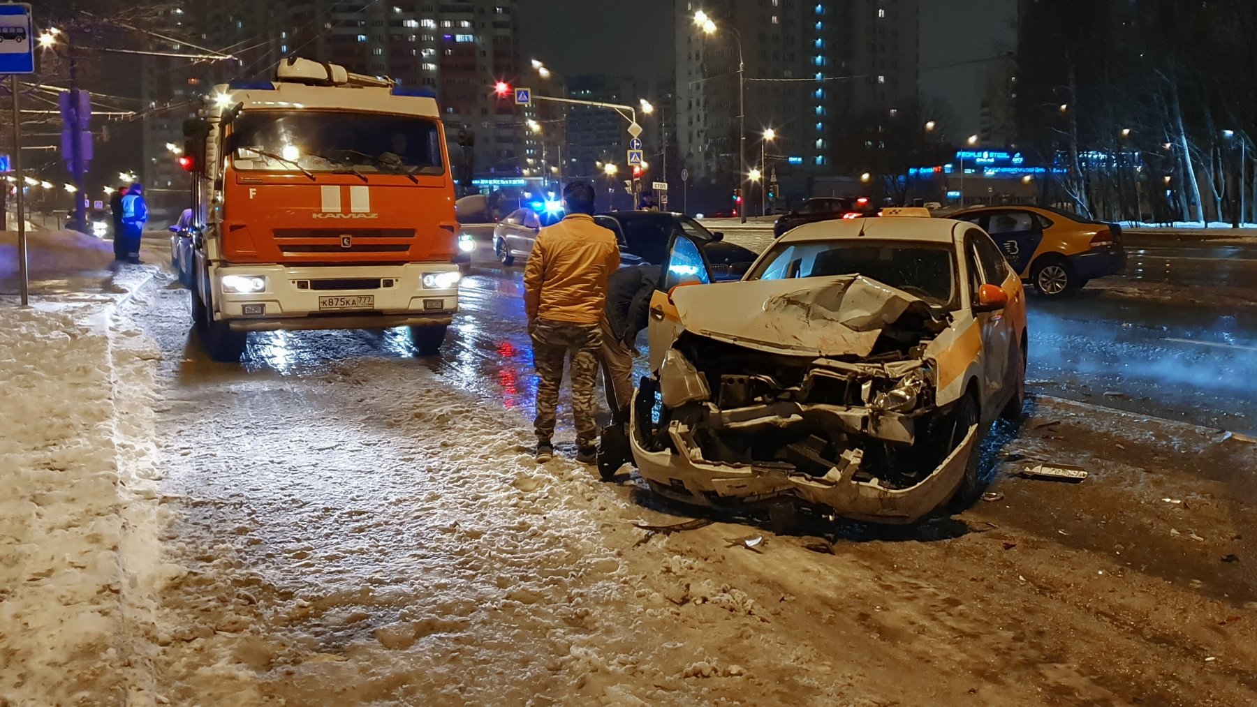  В Чехове разбился легковой автомобиль