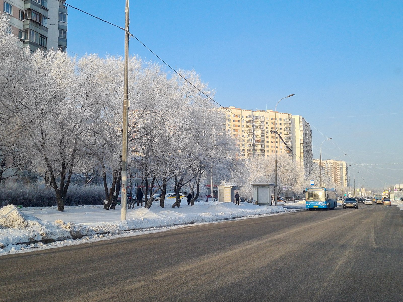 Москву ждут морозы и барическое «днище»