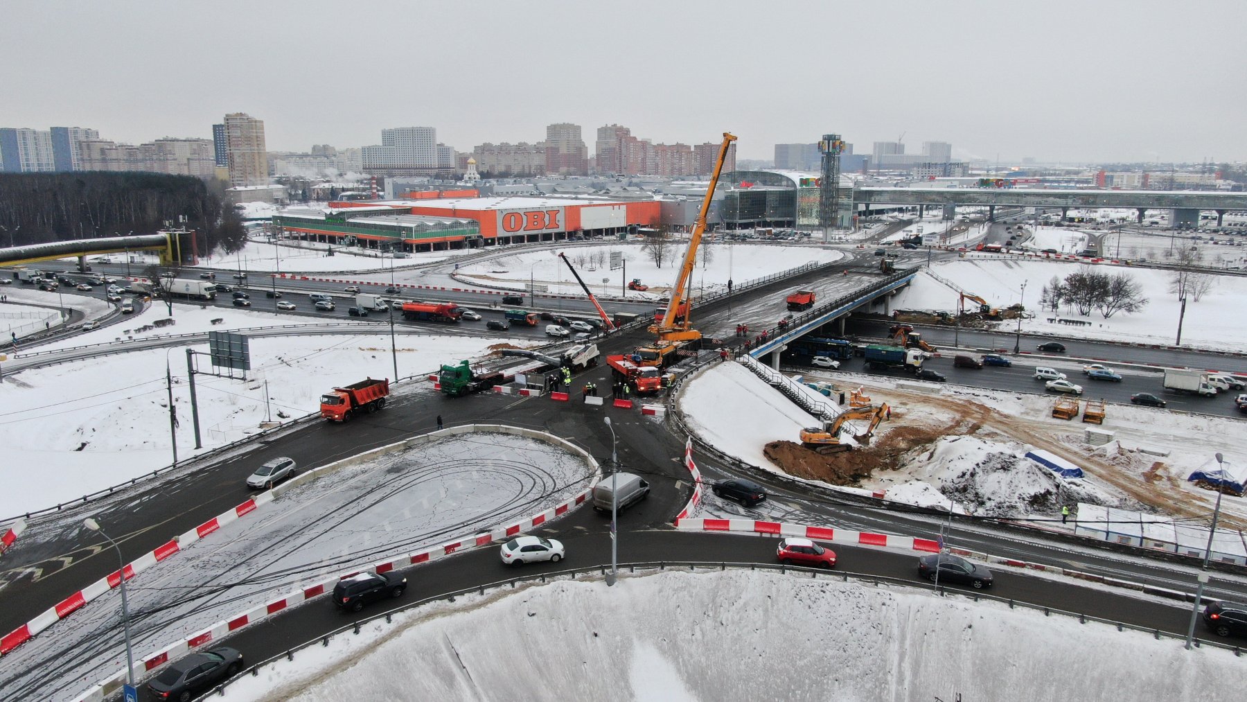 В Московской области перекроют Съезд с Новорязанского на Дзержинское шоссе