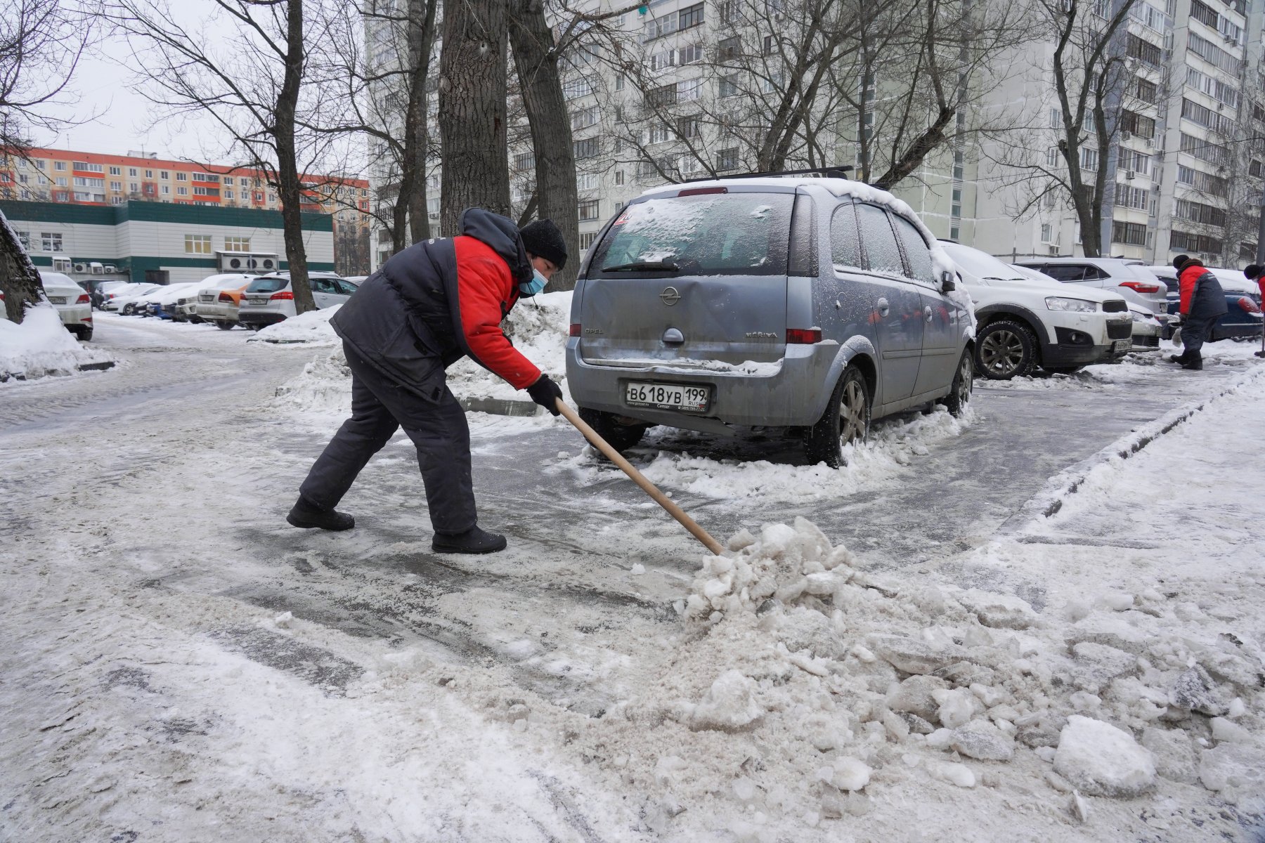 В Наро-Фоминске жалуются на плохую уборку снега