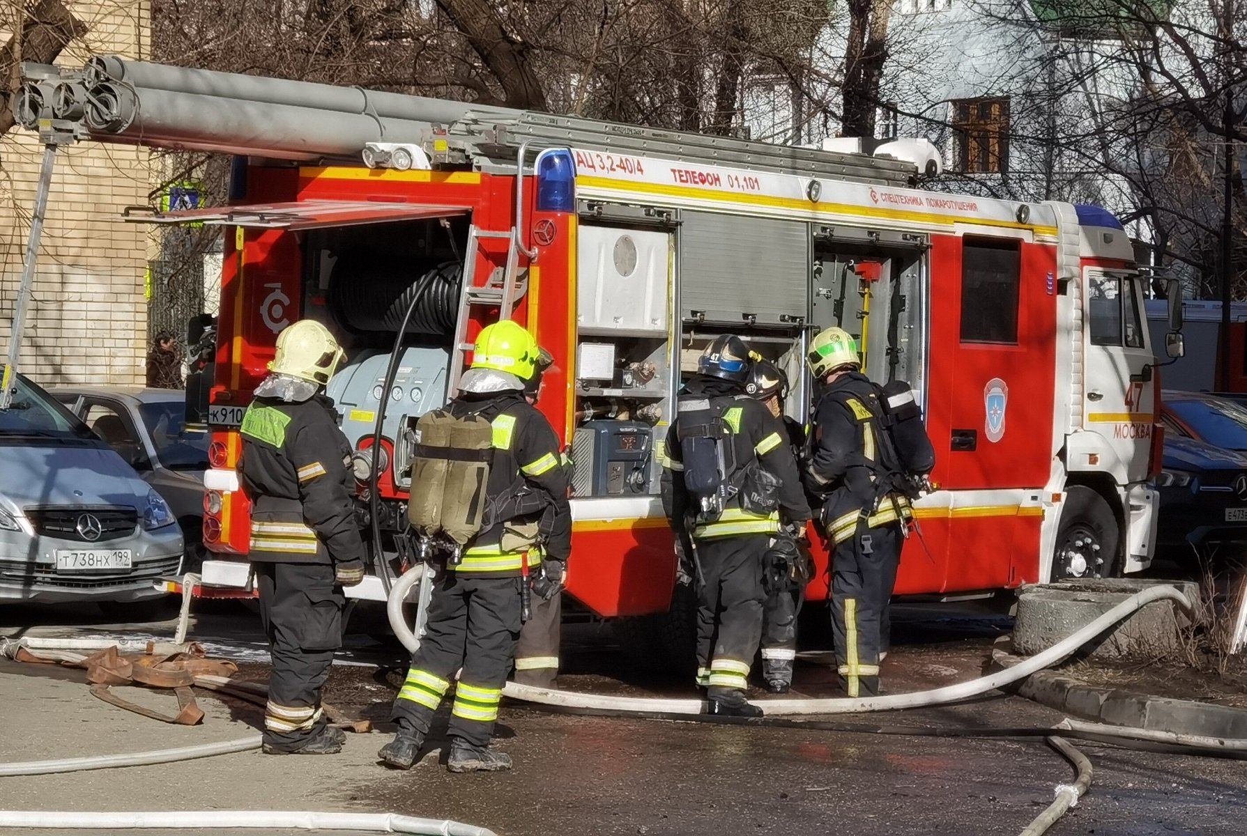 В лечебном учреждении в Орехово-Зуево возник пожар