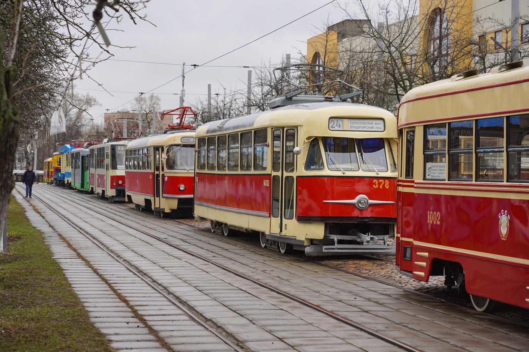 Парад трамваев в Москве посетили 20 тысяч человек