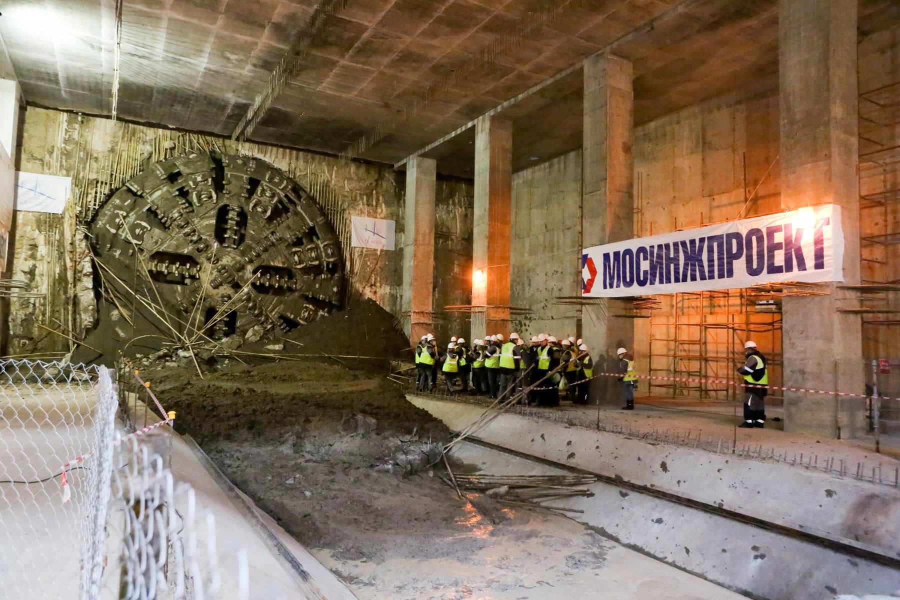 На Рублево-Архангельской линии метро ведется проходка тоннелей