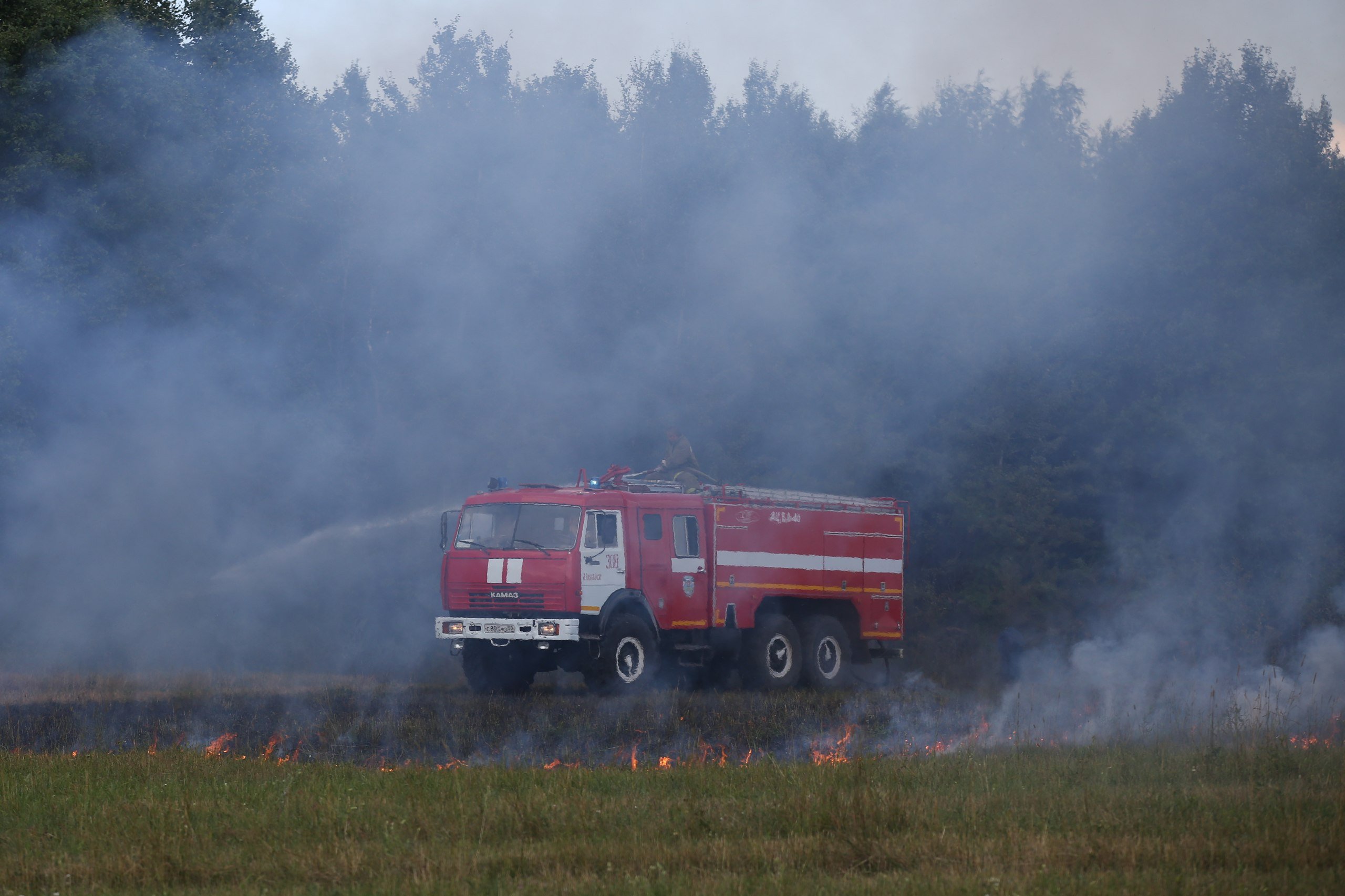 Четыре пожара ликвидировано на прошлой неделе на территории лесного фонда в Подмосковье