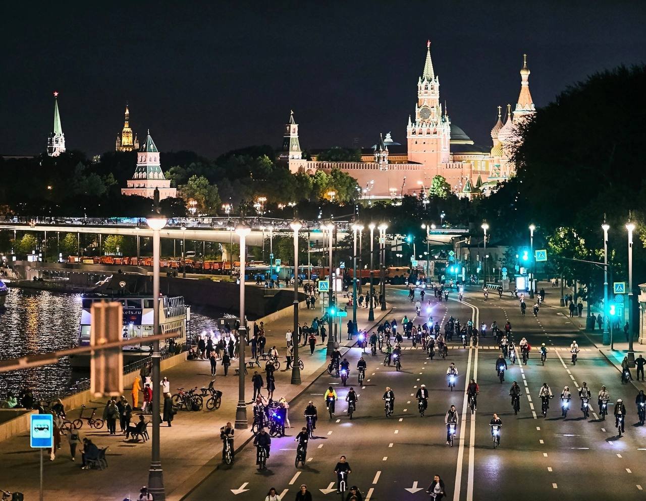 Московский ночной велофестиваль 2022