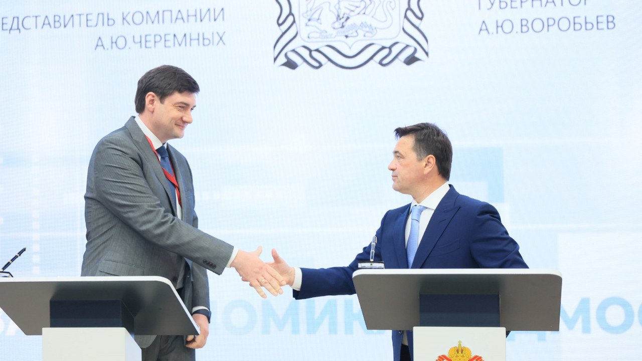 Губернатор Воробьев заключил на форуме в Санкт-Петербурге семь соглашений