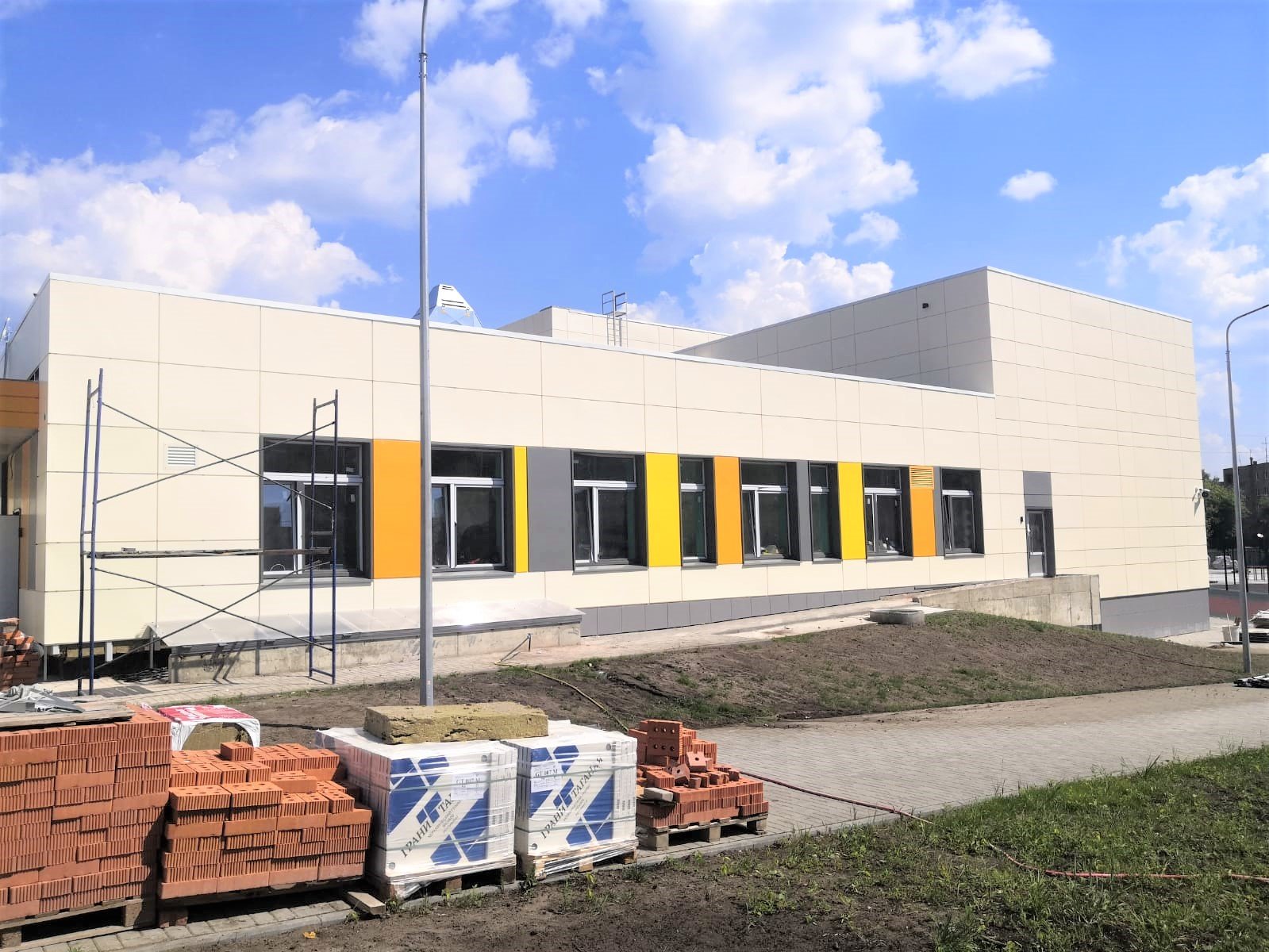 В Орехово-Зуево подходит к концу строительство дополнительного здания лицея  
