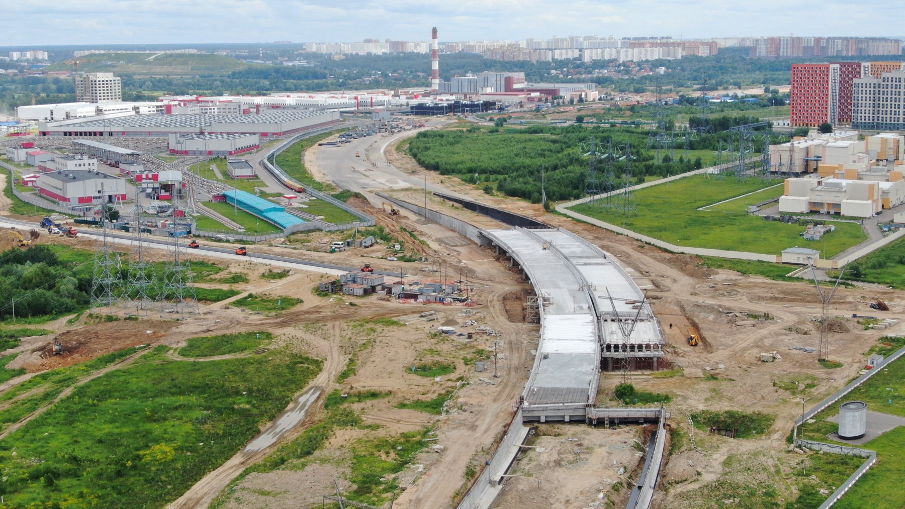Первой участок трассы Москва-Казань запустят в конце года в Подмосковье