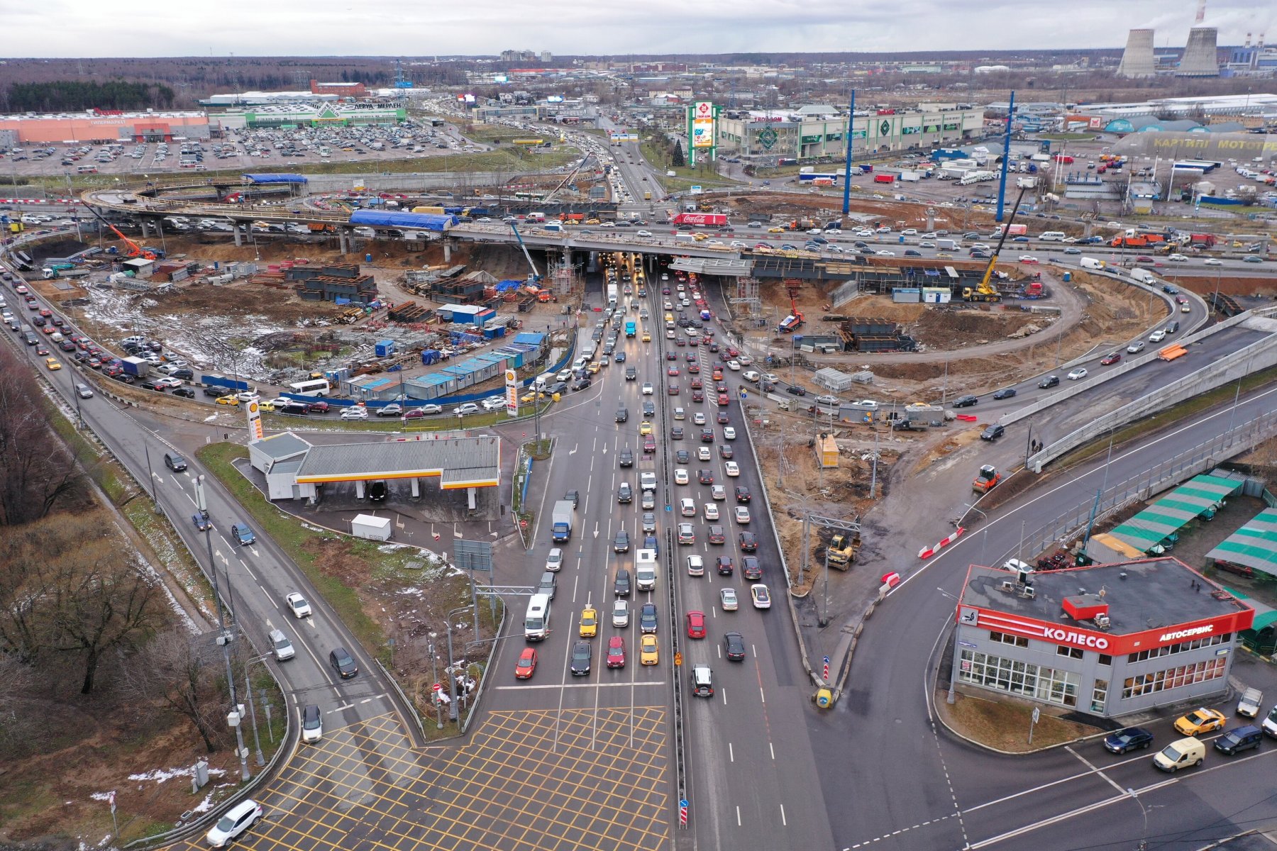 Пироговская дорога разгрузит сразу три шоссе в Подмосковье