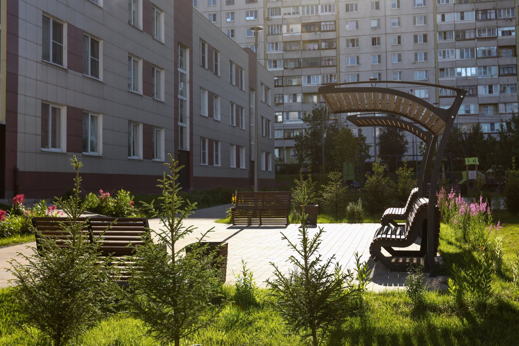 В Подмосковье проходит конкурс на лучшее озеленение двора