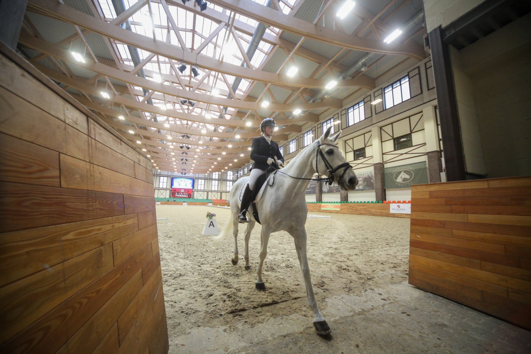 В Наро-Фоминске возвели спортивный комплекс для лошадей