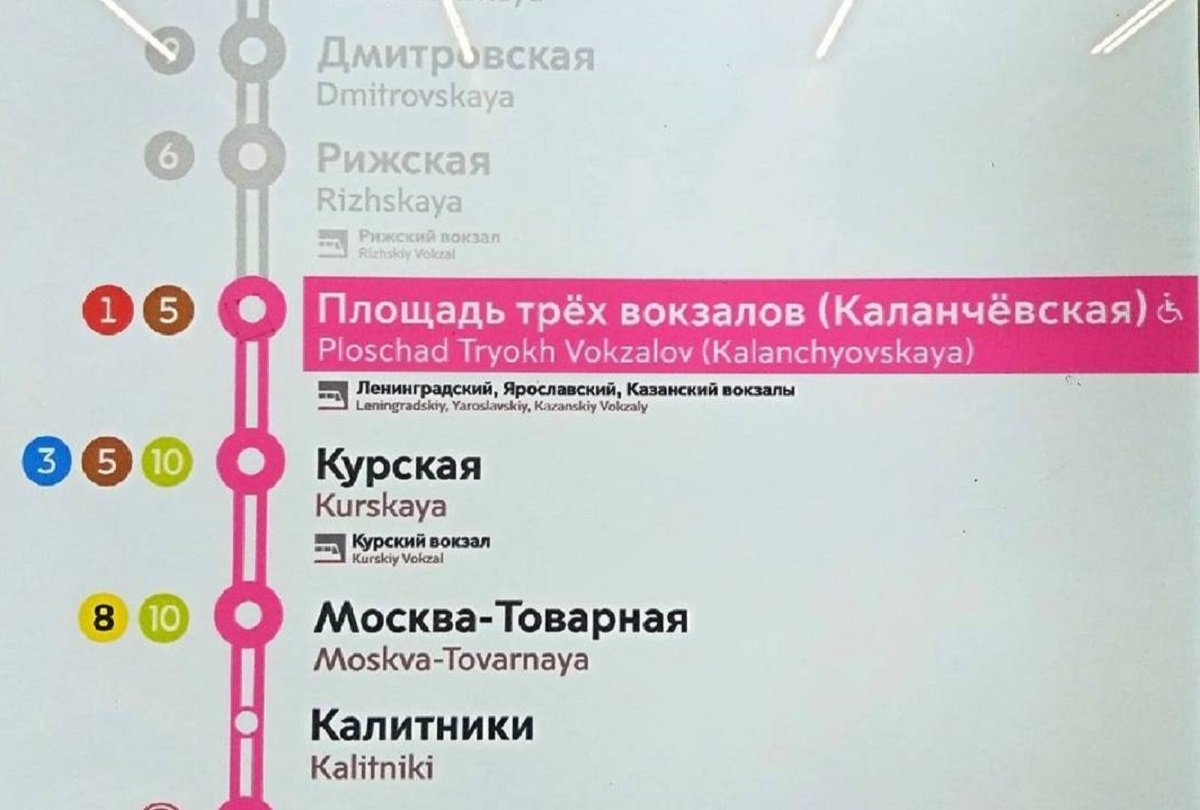 вокзалы москвы список