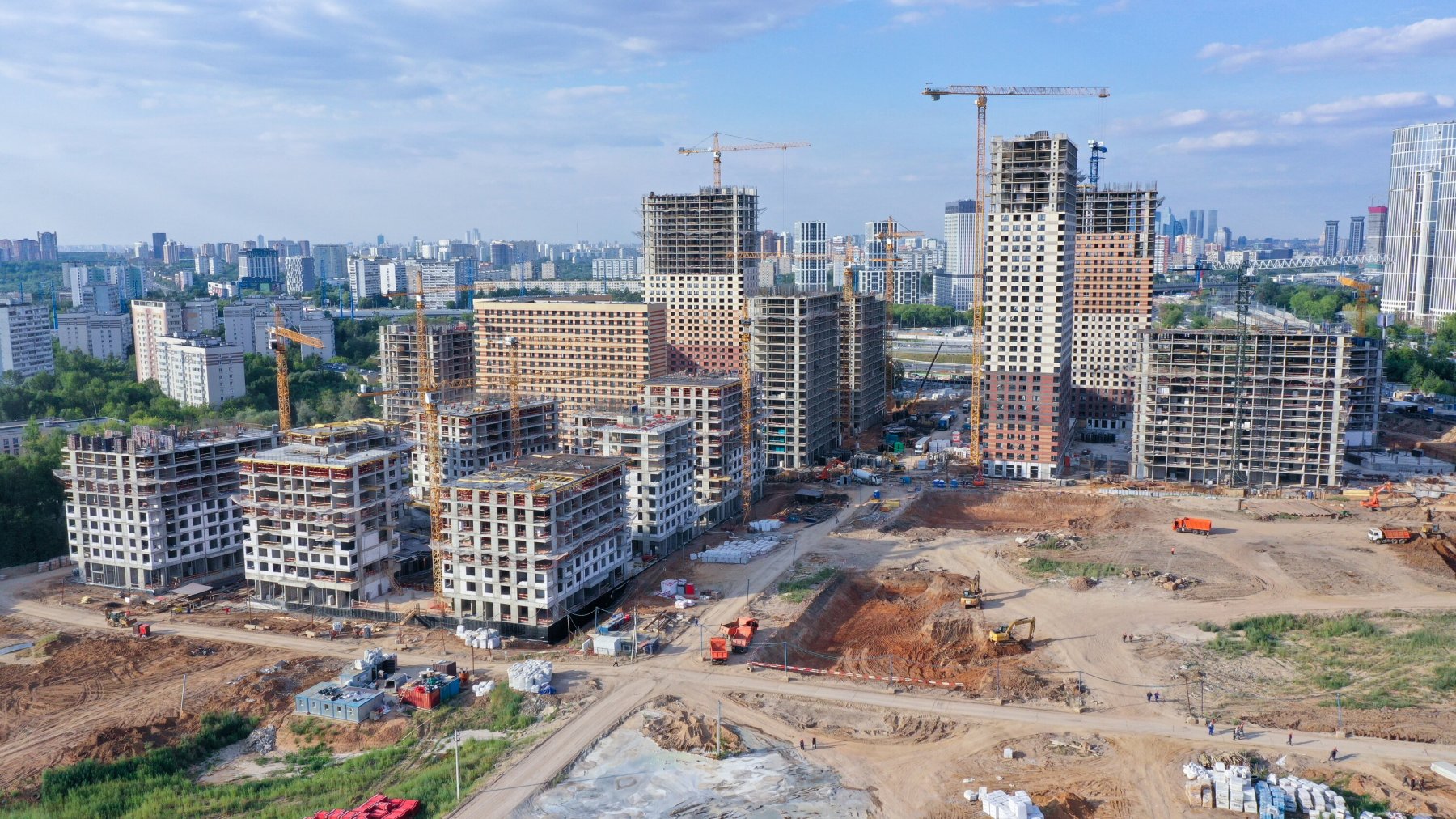С начала года в Москве построили 6,3 млн квадратных метров недвижимости