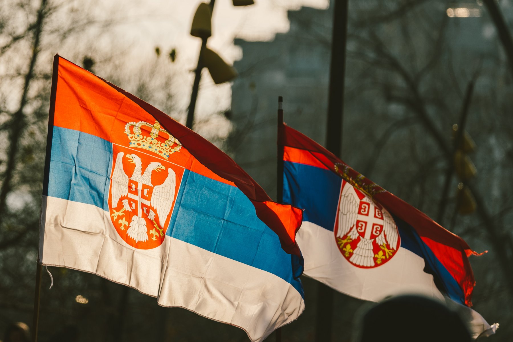 В Москве проходит автопробег в поддержку Сербии