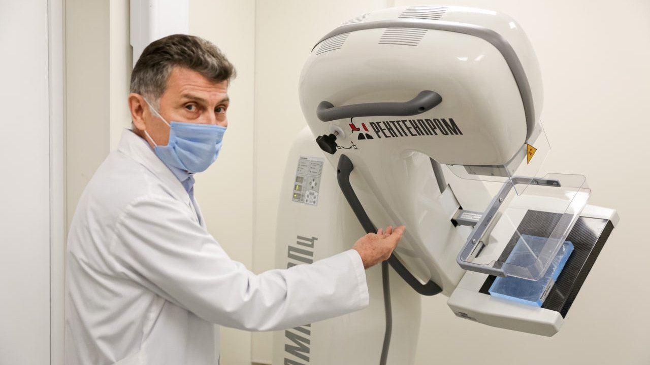 Новый цифровой маммограф заработал в поликлинике Солнечногорской больницы 