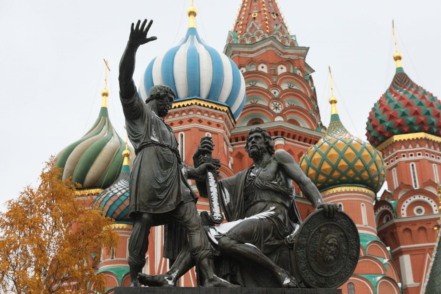 В Москве завершена реставрация памятника Минину и Пожарскому