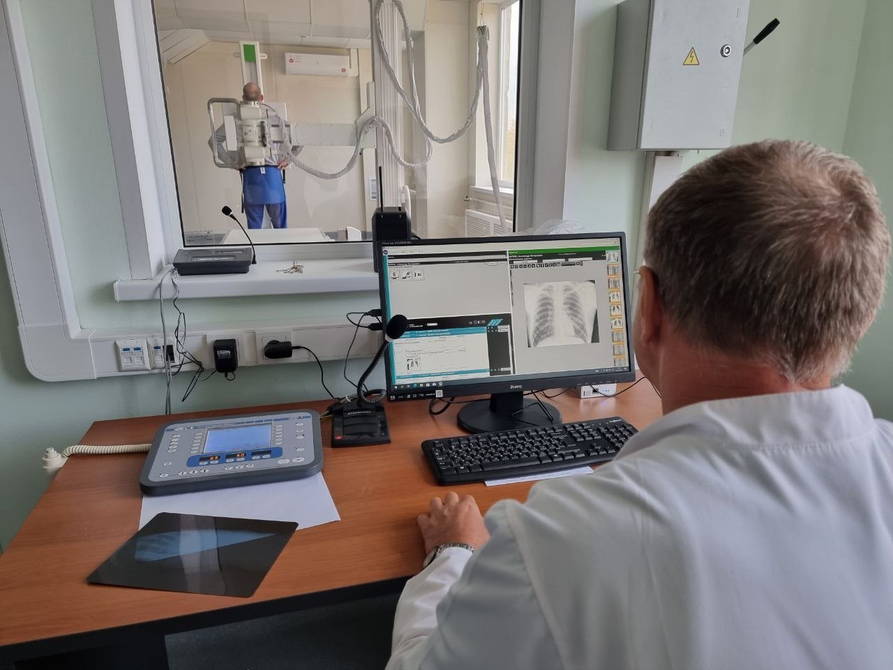 Рентгеновский аппарат начал работать в хирургическом отделении Фрязинской больницы