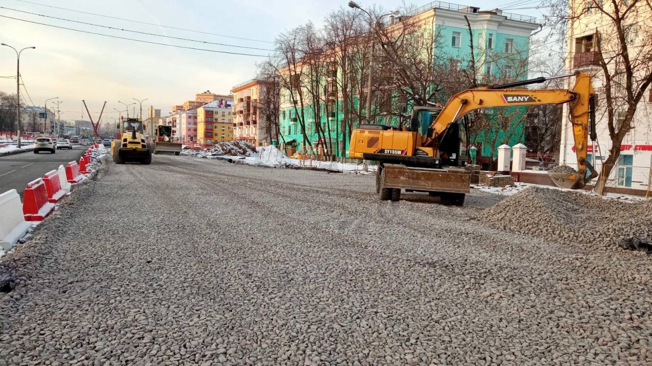 В Люберцах строят путепровод на Октябрьском проспекте
