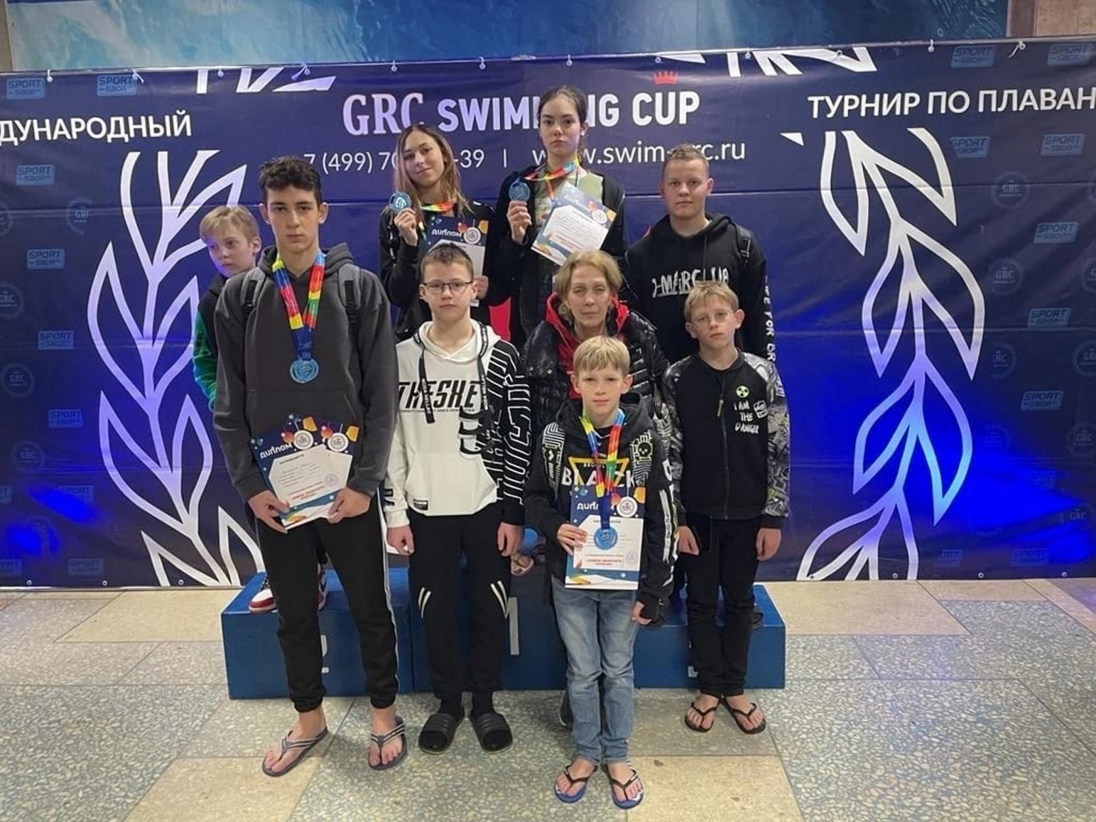 Пловцы из Каширы завоевали пять медалей на Всероссийском турнире 