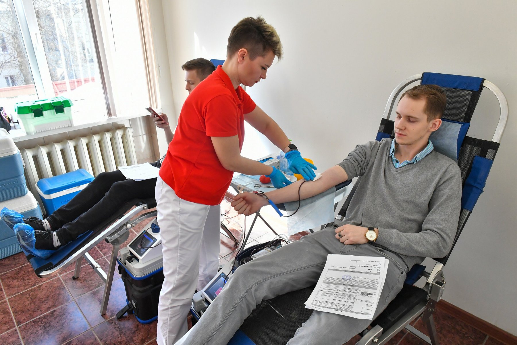 За год Московская область заготовила около 67 тысяч литров донорской крови 