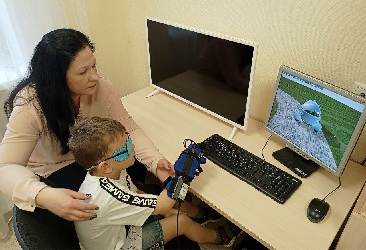 В Московской области детей лечат с помощью инновационных нейротренажеров