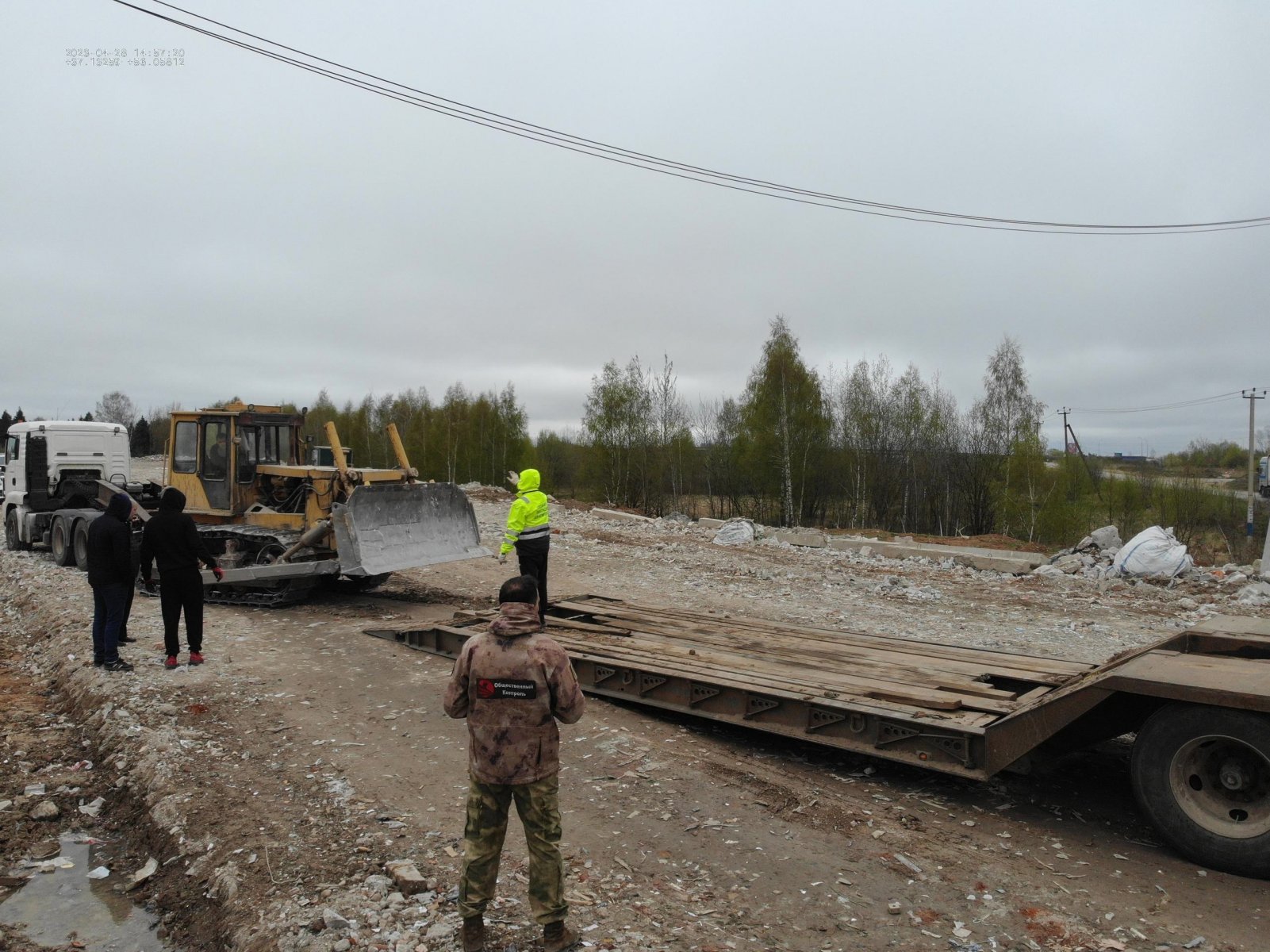 В Солнечногорском горокруге остановлена деятельность нелегальной свалки у деревни Дурыкино