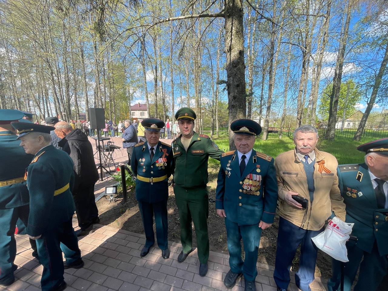  Замруководителя военного отдела СК Сучков принял участие в праздновании 9 мая в Солнечногорске 