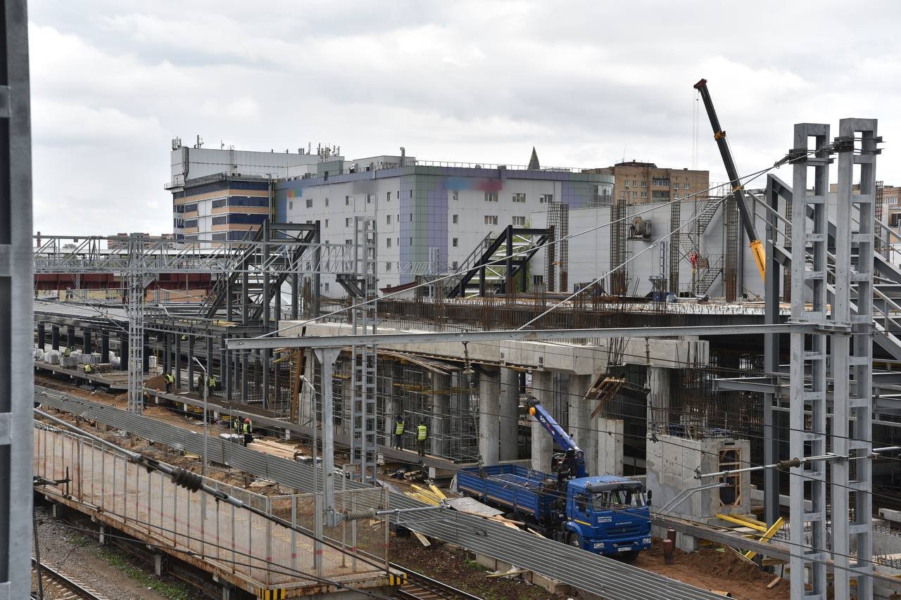 В августе планируется завершить первый этап реконструкции станции Железнодорожная