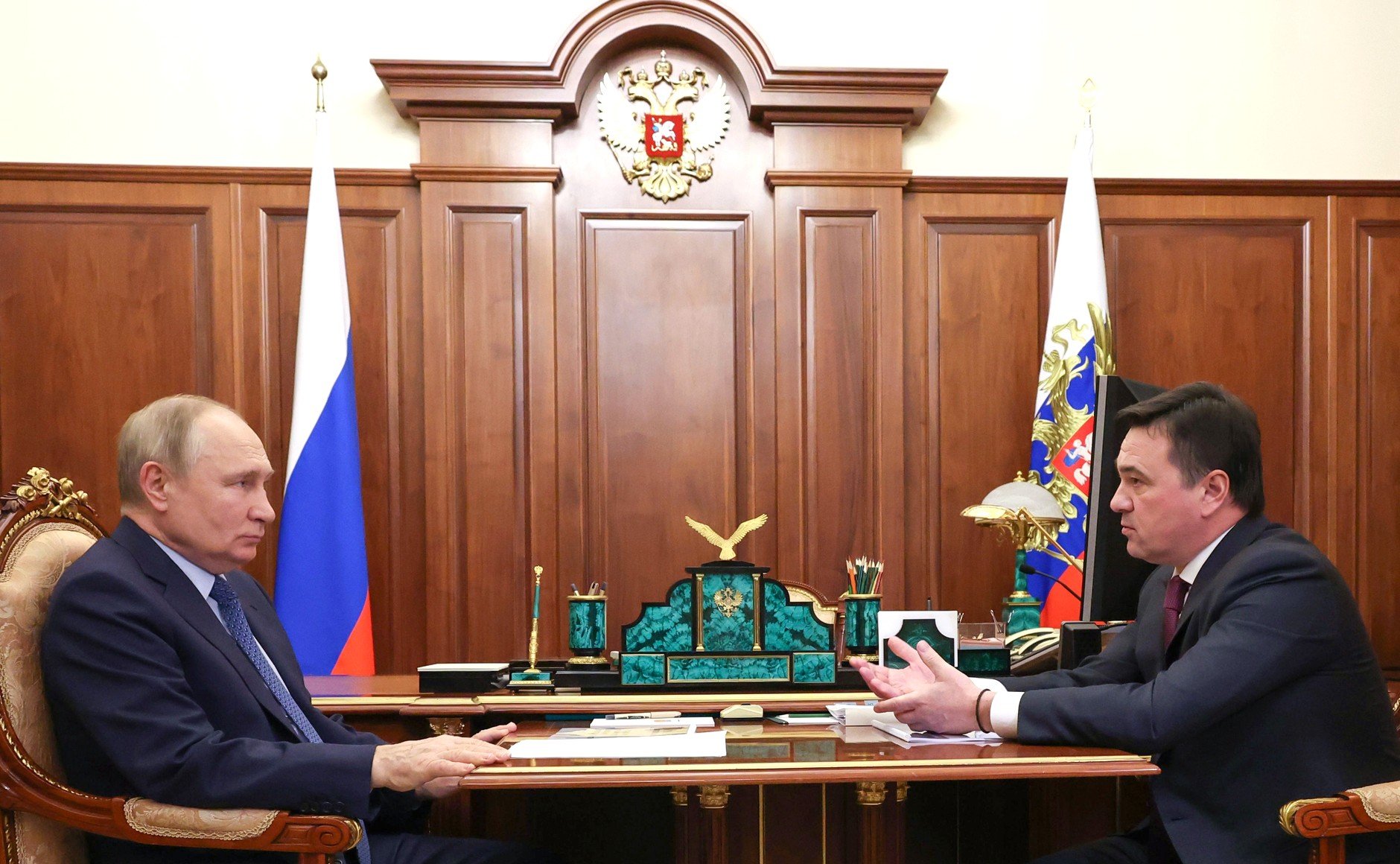 Президент России Владимир Путин встретится с губернатором Подмосковья 1 июня  