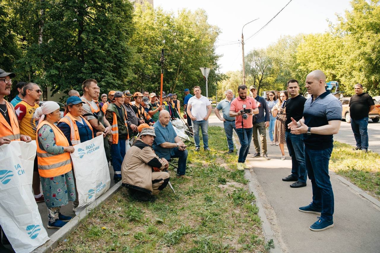 В ходе акции «Вода России» в Пушкино собрали 16 кубометров мусора