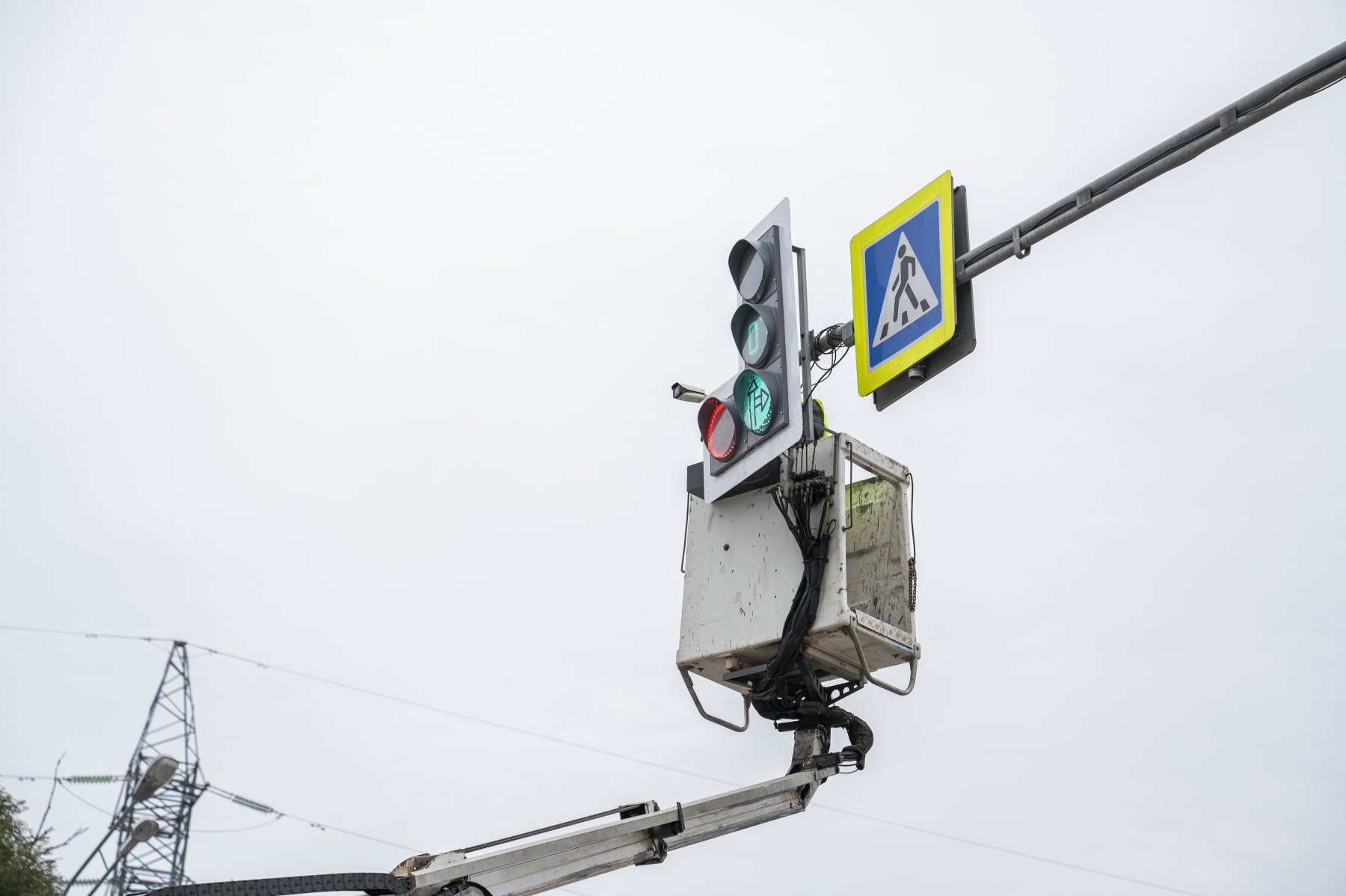 На дорогах Подмосковья установили более 70 новых светофоров